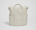 Courtside Tote in Salt White Textured Nylon